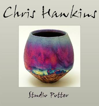 Chris Hawkins Raku Pot